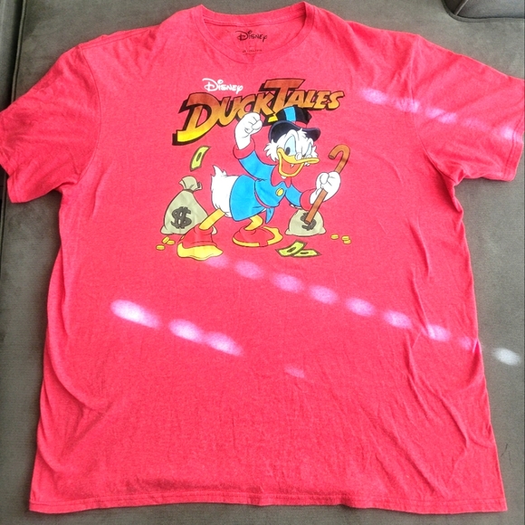 Disney Other - Disney Duck Tales T-Shirt 2XL Scrooge McDuck DuckTales Classic Red
